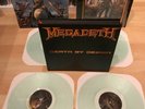 Megadeth ?Death By Design Warheads On Foreheads Clear Vinyl Signed  Dave Sealed