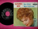 SANDRA DEE - Dear Johnny - Near Mint 45 rpm with Picture Sleeve - Decca 31042