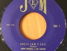 ROCKABILLY 45 JIMMY WOODALL & HIS TARPINS Uncle Sam's Call / Woody's Rock JEM