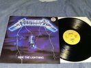 METALLICA    ride the lightning  1984-  UK & EUROPEAN RE- PRESS - 1989 - EX++