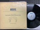 RARE SIGNED PIERRE FOURNIER ARCHIV BACH CELLO SUITE NO 3 & 4 MONO LP