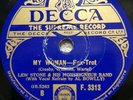 LEW STONE, Al Bowlly sings My Woman HOT - Junk Man Blues F3313