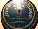 Ragtime BOB ROBERTS Comic EARLY ZONOPHONE RECORD 490 Everybody Gives me ADVICE