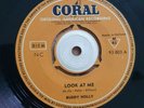 Buddy Holly - Look At Me / Rock-a-bye-rock HOLLAND 45 CORAL 93 803 jukebox 45