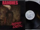 RAMONES Brain Drain LP Vinyl 1989 Punk Chrysalis * RARE