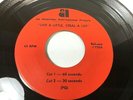 LIVE A LITTLE STEAL A LOT #7504 Radio Spots AMERICAN INTERNATIONAL 45 record vtg