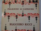 Ruggiero Ricci Violin Paganini 24 Caprices WBG ED1 Red print  SXL 2194 2E/2E NM