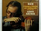 GIDON KREMER - JS BACH 6 sonatas & partitas for violin PHILIPS 3xLPs box EX+
