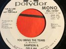 Samson & Delilah You Bring The Tears 45 DJ Promo Mono / Stereo R&B Soul VG++