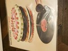 THE ROLLING STONES LET IT BLEED LITHOGRAPH (UNFRAMED) & CLEAR VINYL
