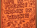 Keith HARING - SELTENE Künstler Cover LP USA 1987 - Bipo Crack Is Wack 12