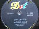 WINK MARTINDALE Deck of Cards CANADA 1959 POP Now You Know How It Feels 78