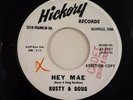 Rockabilly 45 - RUSTY & DOUG Hey Mae/Diggy Liggy Lo  Hickory RARE PROMO VG++