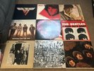 Massive Vinyl LP Record Collection 45 Total The Doors The Beatles Van Halen +