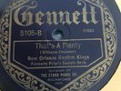 New Orleans Rhythm Kings - Tin Roof Blues - That’s A Plenty Gennett 5102 V++