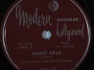 Jazz 78 JOE LUTCHER Mardi Gras b/w Ojai MODERN 20-672 HEAR