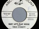 HEAR IT 60's Rocker Promo 45 rpm record Vince Everett 