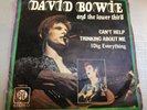 DAVID BOWIE LOWER THIRD CANT HELP THINKING ABOUT ME 7 INCH SINGLE