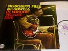 MISSISSIPPI FRED McDOWELL-IN LONDON-VOL 1-UK TRANSATLANTIC 1969 VINYL LP  EX+/M-