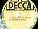 78 Gordon Jenkins Salute to Irving Berlin, Radio Spot Announcement DECCA Acetate