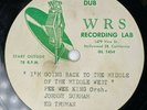 78 Spade Cooley, Pee Wee King, Johnny Durham Ed Truman WRS Acetate Transcription