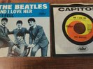 The Beatles-If I Fell/And I Love Her-Vinyl 45 with Picture Sleeve Vg+++  45Vg+++