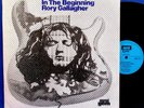LP RORY GALLAGHER - IN THE BEGINNING - THE TASTE / RECORDED 1967 / UK ENGLAND