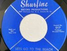 Garage Mod 45 Larry & The Loafers Lets Go To The Beach on Shurfine HEAR