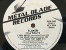 SLAYER - Hell Awaits Vinyl Record LP - 1988 - Metal Blade Records - 2nd press