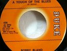 BOBBY BLAND 45 Shoes / A touch of the blues DUKE Northern soul VG++  JF 237