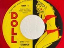 Rockabilly Instro 45 The Emanons Stomper on Doll HEAR Red Vinyl VG++ HEAR