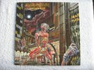 IRON MAIDEN - SOMEWHERE IN TIME 1986 DMM VINYL LP EMC 3512 - LYRIC INNER  EX+/NM
