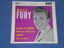 Billy Fury   Halfway to Paradise  EP  Near Mint Condition