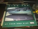 King Tee - At Your Own Risk Vinyl Lp Album OG US 1990 1st Press VG/FAIR