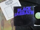 BLACK SABBATH Master of Reality GREEN LABEL BS-2562 + POSTER Ozzy Osbourne EX7