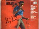 Johnny Cash Signed Album LP BLOOD, SWEAT AND TEARS