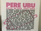 PERE UBU - DRIVE, HE SAID 1994-2002 4xLP BOXSET FIRE RECORDS 2017 NEW VINYL