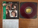THE BEATLES Let It Be JAPAN LP RED WAX w/ 2 OBI Apple AP-80189