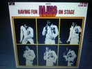 ELVIS PRESLEY HAVING FUN WITH ELVIS ON STAGE A TALKING ALBUM LP 1974 BOXCAR MINT