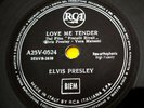ELVIS PRESLEY (78 RPM - ITALY)  A25V 0524 - LOVE ME TENDER (RARE LOGO  RCA) 1957