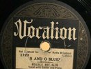 Bumble Bee Slim, Vocalion, 1720, 78 RPM, Blues, Record