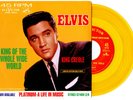 Elvis Presley USA 45 RCA DME11803 King Of The Whole Wide World Yellow Vinyl MINT