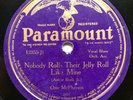 BLUES: OZIE McPHERSON ’NOBODY ROLLS THEIR JELLY ROLL LIKE MINE’ PARAMOUNT E COPY