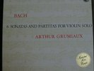 Arthur Grumiaux ?– Bach 6 Sonatas & Partitas For Violin Solo 3LP Orig Dutch NM