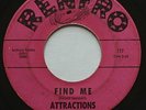 Northern Soul ATTRACTIONS Find Me / Destination You RENFRO 45 HEAR