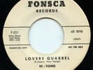 Hear - Rare Doo Wop 45 - Hi-Tones - Lovers Quarrel - Fonsca Records -,Promo - M-