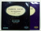 JEAN-MICHEL DAMASE - FAURE nocturnes DECCA rare french only 2xLPs EX++