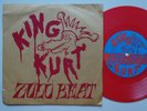 KING KURT Zulu Beat/Rockin' Kurt - Red Vinyl VG+/VG+ Cond Thin Sliced 7
