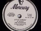 THE DIAMONDS: Little Darlin’ MERCURY 71060 Jukebox Reissue 78 E+