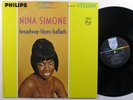 NINA SIMONE Broadway Blues Ballads PHILIPS LP NM/VG++ *